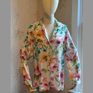 Intimissimi Botanical Lyrics Satin Open-front top